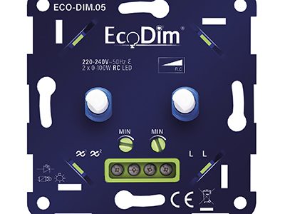 ECO-DIm LED Duo Dimmer - 2x 0-100w