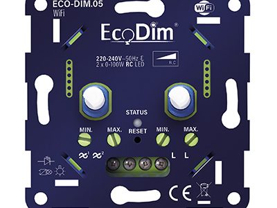 ECO-Dim DUO WiFi Dimmer 2x 0-100W